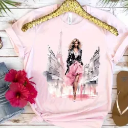 Koszulka z nadrukiem - Paris